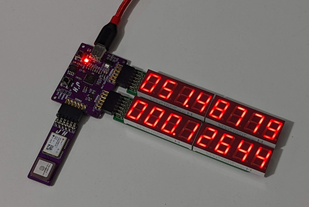 RP2040 Pmod Long/Lat Display